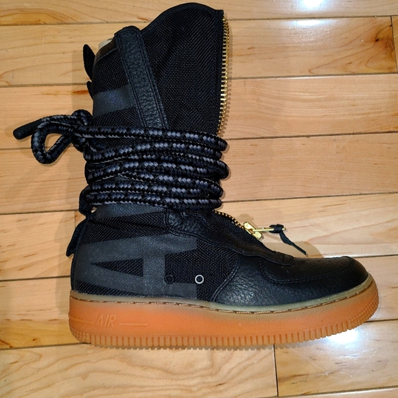 Nike Shoes - Womens Nike SF AF 1 High black gum some sz 5.5